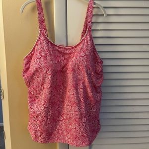 Lands end tankini top.  Size 22. NWOT